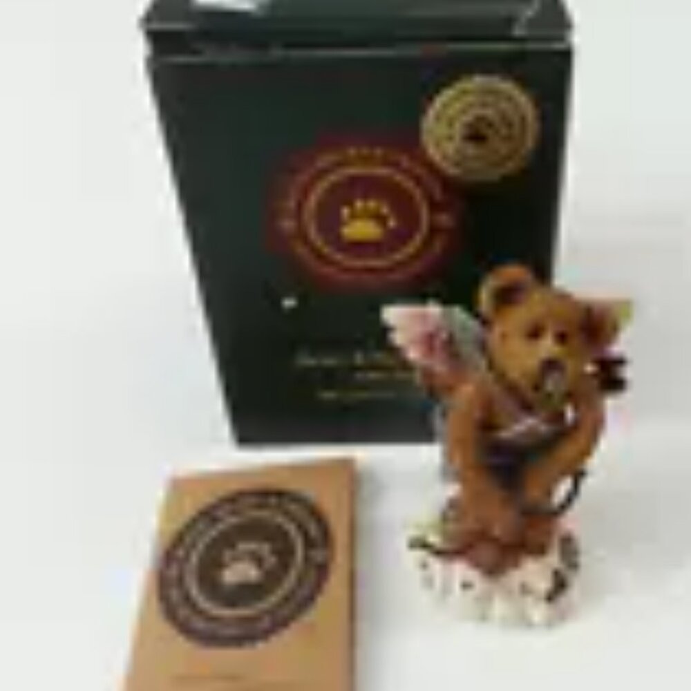 2000 Boyds Bears Bearstone Valentino Slipshot Aim Em High 82006 Good Condition